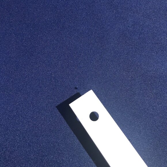 Vtg 60s 70s Giamo Knits Mod Navy Blue Striped Knit Maxi Sailor Sweater Dress USA - Picture 15 of 16